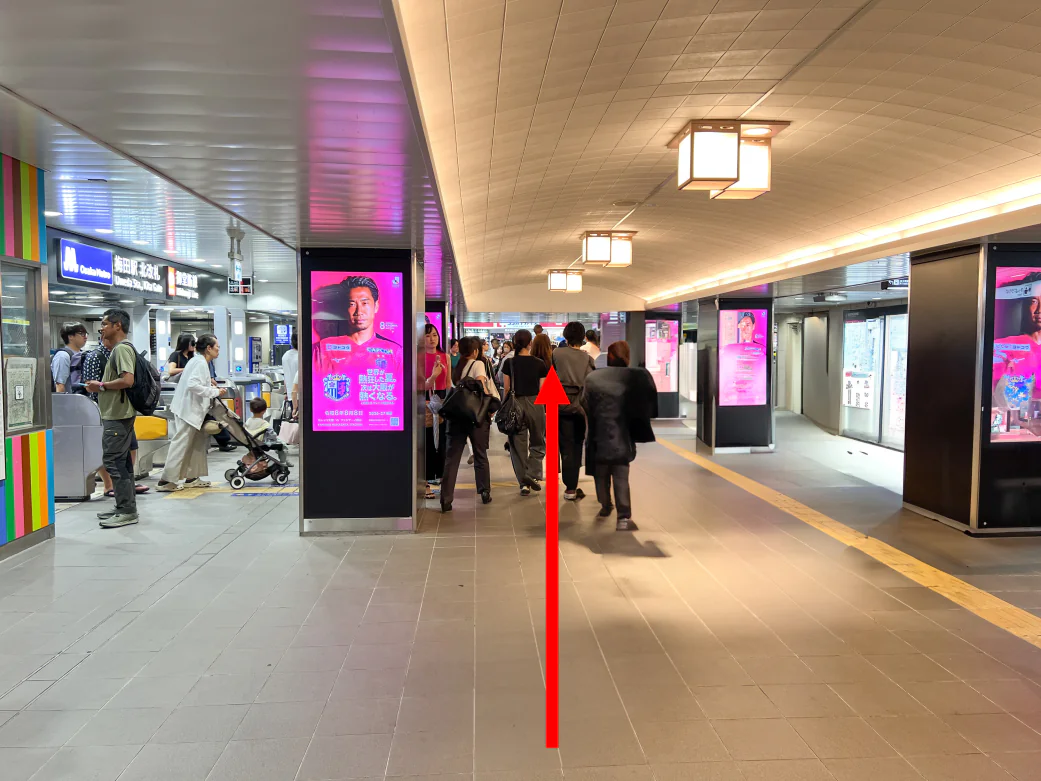 御堂筋線 梅田駅 北改札前