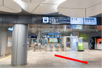JR大阪駅うめきた地下口(B１F)
